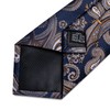 DiBanGu Conjunto de pañuelo y gemelos de seda para hombre