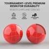TELURY Bocce Ball Set 100mm Regulation Size and Weight for