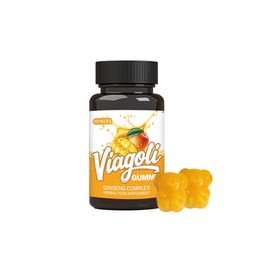 Ginseng Gummies for Men | Daily Wellness & Active Lifestyle Support | Mango Flavor, 10 Count | Natural Herbal Supplement
