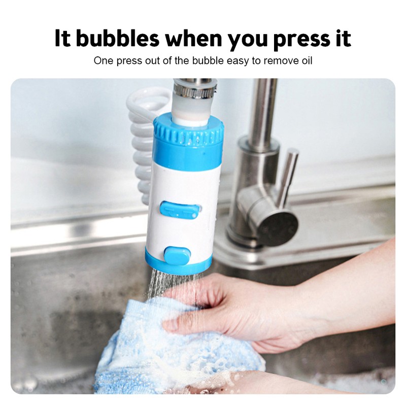 Swivel Sink Faucet Extender 3 Mode Splash Water Extension Kitchen