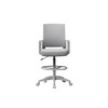 Boss Office Products All Gray Stool Drafting Chair