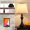 Touch Lamps for Nightstand, 3 Way Dimmable Bedside Lamps with