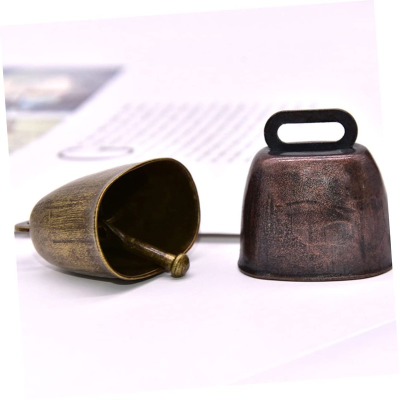 Levemolo DIY Farming Accessories 4pcs Cattle Bells Motif Sheep Bell