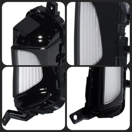 CHELANGHU Daytime Running Lights DRL Fog Lamp Fit for Volkswagen Jetta 2019 2020 2021 2022 2023 2024, Replace for 17A941653B (Left Driver Side)