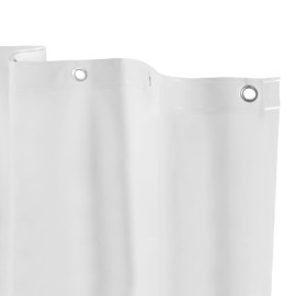 Microban Protected Medium Weight PEVA Shower Liner, 70" W x 72" H, Frosted