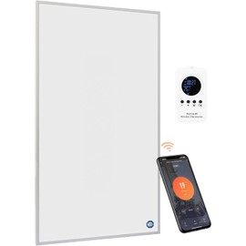 Space Heater for Indoor Use 600W, Infrared Heating Panel, 100% Flame Retardant Material, Rapid and Safe Heating, Wall-mounted, APP Control, 7X24 Timer- 𝟏𝟎-𝐘𝐄𝐀𝐑 𝐖𝐀𝐑𝐑𝐀𝐍𝐓𝐘