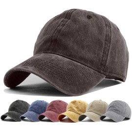 Wholesale Washed Cotton Dad Hat USA Stock Vintage Baseball Cap Custom Embroidery LogoColor: Maroon