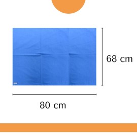 3 Campos de tela quirurgicos 68 cm x 80 cm campos para dentista campos para instrumental quirurgico campos para cirugia sin hendir campo azul lavable campo para mesa quirúrgica campos dentales para equipo quirurgico instrumentos dentista instrumental den