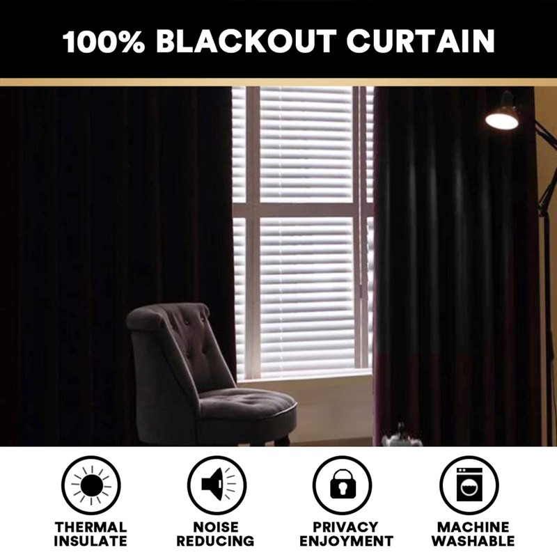 PrinceDeco Natural Linen Curtains 45 inches for Small Window Rod