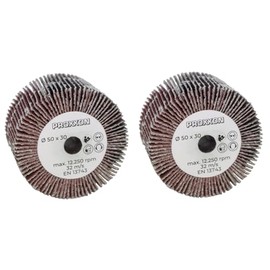 Proxxon 28562 Sanding Mop Roller Grain 120 for WAS/E and WAS/A 2 Pieces/Pack