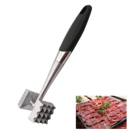 rumitpan Meat Tenderiser Meat Hammer Aluminium Meat Softeniser Schnitzel Hammer Double-Sided Meat Tenderiser Meat Hammer for Steak Poultry Fish Meat Chicken Beef Pig
