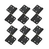 3.5 inch Lift Off Hinge 6 Pack Black Door Hinges