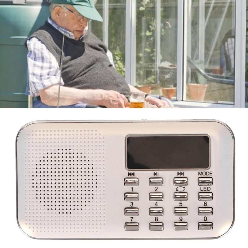 Mini Plug in Speaker Outdoor Portable HIFI Radio Speaker Small