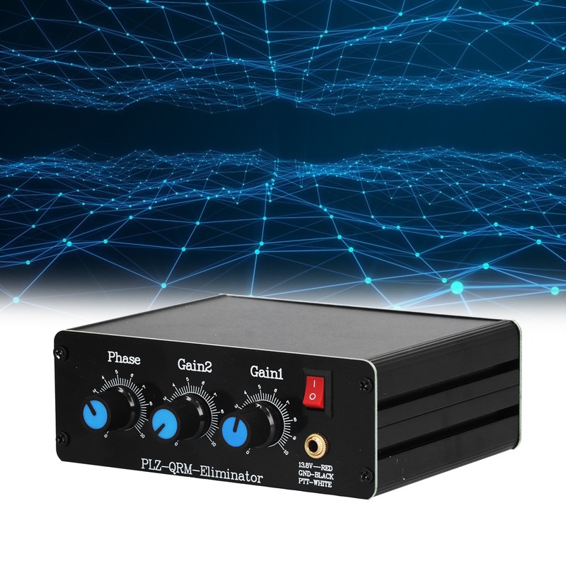 QRM Eliminator Black 1.8 MHz‑30MHz X Phase Eliminators Adjustable Signal