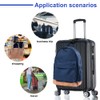 4Pcs Add A Bag Luggage Strap, Adjustable Suitcase Belt Travel