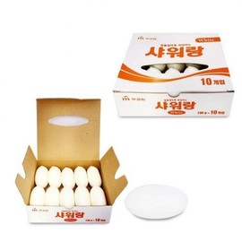 JOO JU Mugunghwa Shower and Beauty Soap, Commercial Albumin Soap, 10-Piece Set