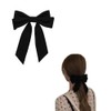 Velvet Hair Bow Clips for Women Girls Black Bows Hair