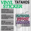 (3Pcs) Emotional Support Coworker Sticker – Funny Vinyl Decal for