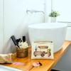Mr. & Mrs. Panda Make-Up Bag Hedgehog Chestnuts, White, Hand