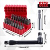 GOLD DEER 33PCS Security Torx Bit Set with Magnetic Extension