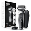  Braun Series 7 7032cs Flex Electric Razor for Men: Wet & Dry, Rechargeable, Cordless Foil Shaver with Beard Trimmer and Charging Stand in Silver