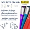 Clipper - Classic Large Reusable Lighter 48 Pack - Tattoo