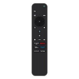 Voice Replacement Remote Commander Compatible with Sony Smart TV K-85XR80 K85XR80 K-65XR80 K65XR80 K-55XR80 K55XR80 K-77XR80 K77XR80 K-75XR80 K75XR80 K-75XR80C K75XR80C K-77XR80C K77XR80C K-65XR80C