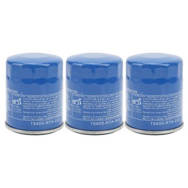 3pcs Oil Filters Metal Stable High Efficiency Engine Oil Filter 15400 RTA 003 Replacement for ACCORD