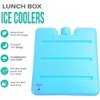 3Pcs Mini Reusable Travel Ice Freezer Blocks for Picnic Lunch
