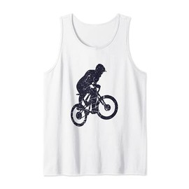 Minimalist sporty vintage BMX fans bike Tank Top