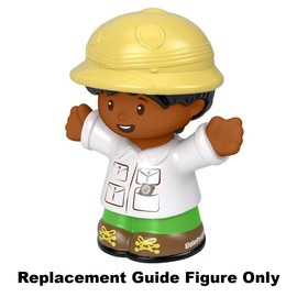 Replacement Part for Fisher-Price Little People Go Wild Safari Guide Figure Pack - GNM37 ~ Replacement Safari Guide ~ Wearing White Shirt ~ Green Pants ~ Yellow Hat