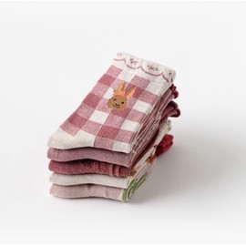 axy Girls' Children's Colourful Socks Pack of 5 (Pack of 5), Assorted 2