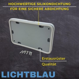 Lichtblau Maintenance flap 646776 for heat pump dryers, service flap suitable for Bosch, Siemens, Balay, Constructa, Gaggenau, Koenic & Pitsos, repair kit, tumble dryer, spare parts dryer
