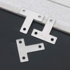 Pxyelec 20Pcs 3 Holes Angle Plate Corner Brace Flat T