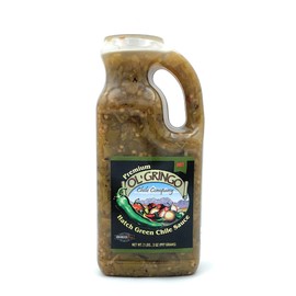 Ol' Gringo Chile Company Premium Hatch Green Chile Sauce Hot 35 Ounce Bottle
