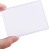 LUNA PARK 200 Clear Card Sleeves, 100 PVC Fundas Duro