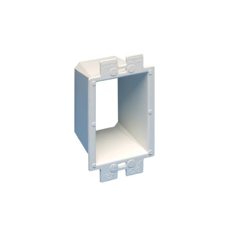 Arlington BE1-2 Electrical Outlet Box Extender 1-Gang 2-Pack