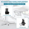 T1003-6MN RV Sewer Valve Handle Replacement for Valterra Waste Water