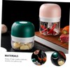 BIUDECO Wireless Garlic Pounder Compact Portable Garlic Mincer Meat Crusher