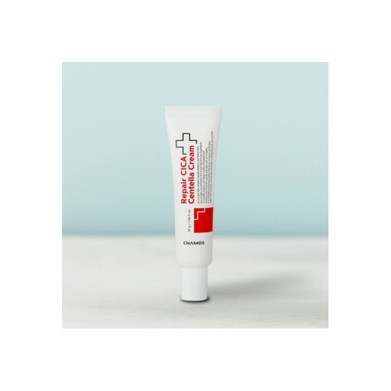 Chamos Highly concentrated soothing cica repair cream 30ml Centella Panthenol