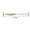 Weddings Venue Shop Gold Plastic Knives - 7.5" | Blush