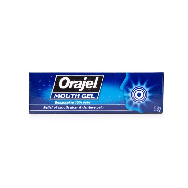 Orajel Mouth Ulcer & Denture Gel, 5.3g