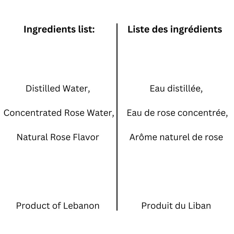 Sadaf Rose Water 20 Oz.