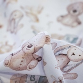 DreamRoots Children's Motifs Cotton Fabric Sold by the Metre Children Fabrics for Sewing Sold by the Metre Upholstery Fabric Canvas Fabric 160 cm x 2 m