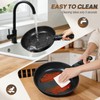 UMETRE pots and Pans Set, Nonstick Cookware Set Detachable Handle,