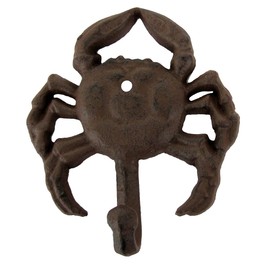 TG,LLC Treasure Gurus Cast Iron Nautical Crab Hook