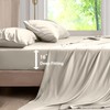 Vipfree Full Sheet Set, 100% Rayon Derived from Bamboo, 4-Piece,