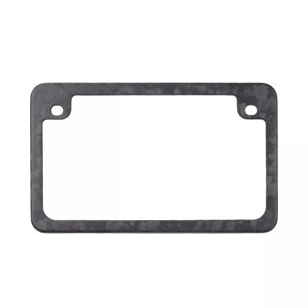 BLVD Forged Matte Carbon Fiber Motorcycle License Plate Frame