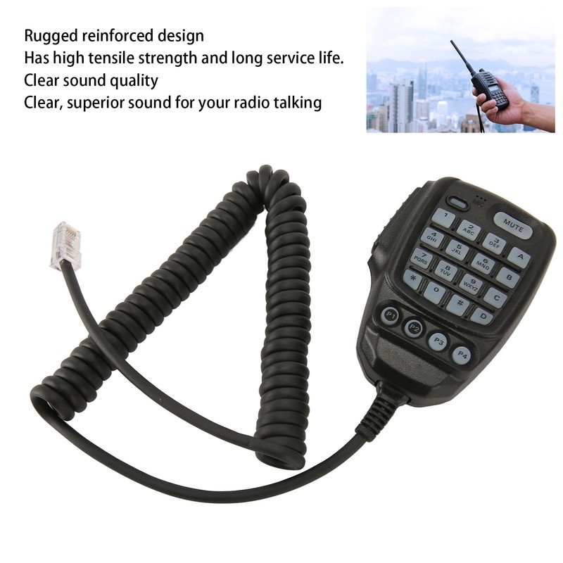 2 Way Radio Handheld Speaker Mic Professional Walkie Talkie Speaker