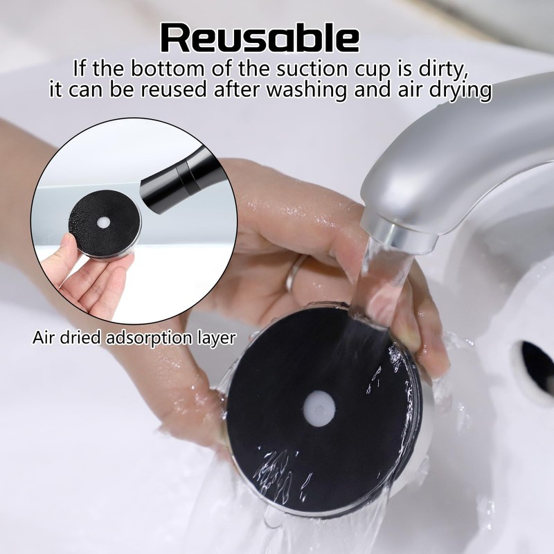 Dntorx Suction Hooks, 2 Pack Vacuum Suction Cup Hooks Removable